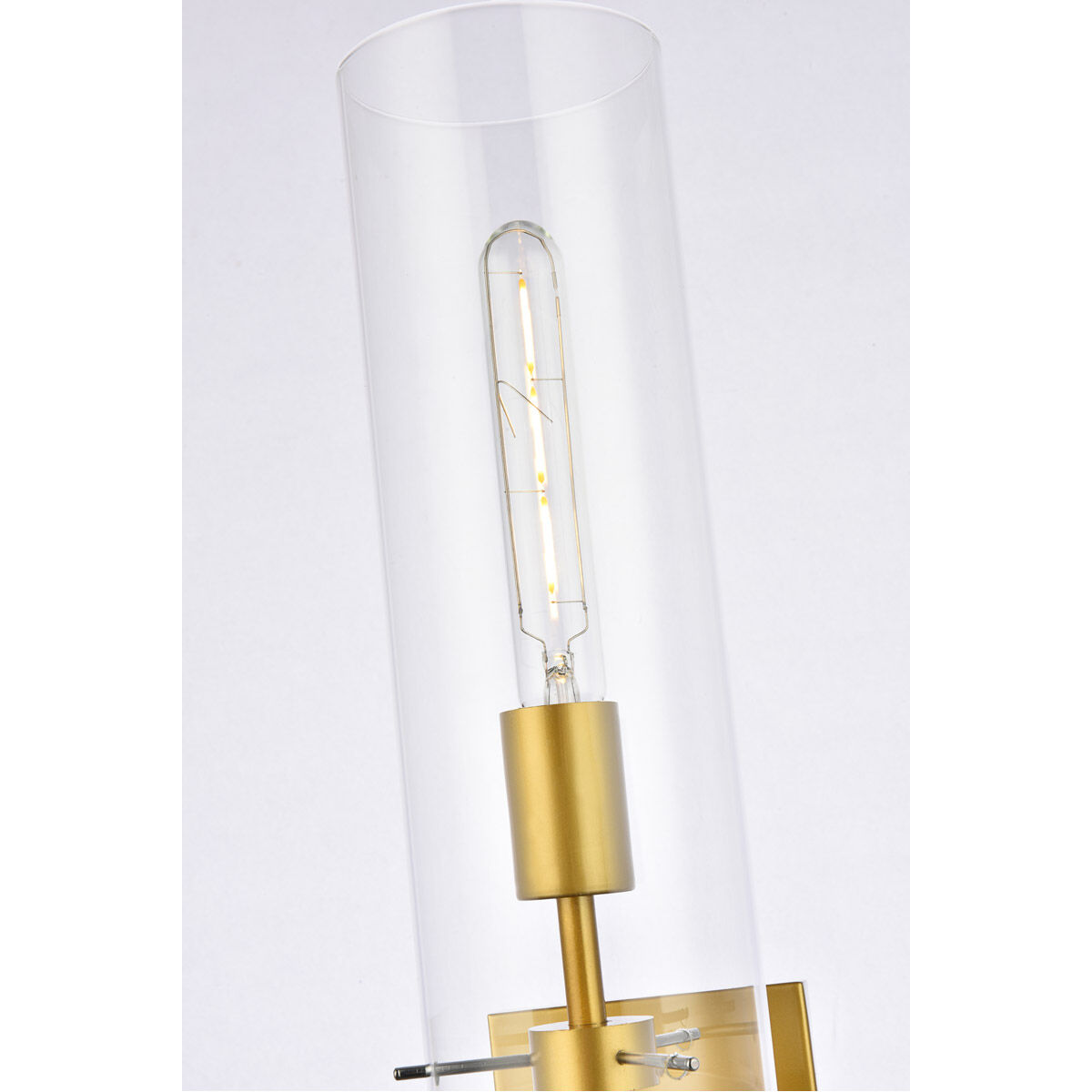 Savant 1 Light 7 inch Brass Bath Sconce Wall Light