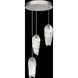 Las Olas 3 Light 17.5 inch Silver Pendant Ceiling Light