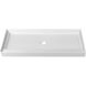 Laredo Glossy White Shower Base in 60 x 30 Center Drain