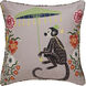 Maharaja Monkey 24 X 6 inch Blush Pillow
