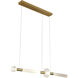 Canada LED 8 inch Gold LED Chandelier Ceiling Light