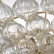 Julie Neill Caselli LED 35.5 inch Gild Basket Chandelier Ceiling Light in Gold Fleck Glass