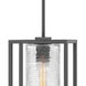 Pax LED 9 inch Satin Black Outdoor Hanging Lantern