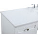 Cooper 60 X 19 X 34 inch White Vanity Sink Set