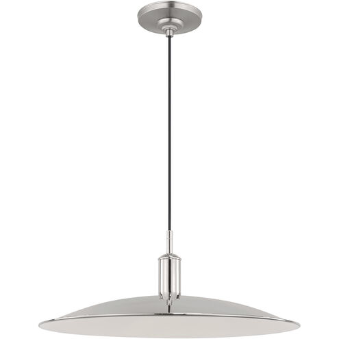 TOB by Thomas O'Brien Dash LED 24 inch Polished Nickel Pendant Ceiling Light