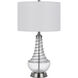 Baraboo 30 inch 150.00 watt Brushed Steel and Silver Table Lamp Portable Light