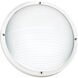 Bayside 1 Light 5 inch White Outdoor Wall Or Ceiling Flush Mount