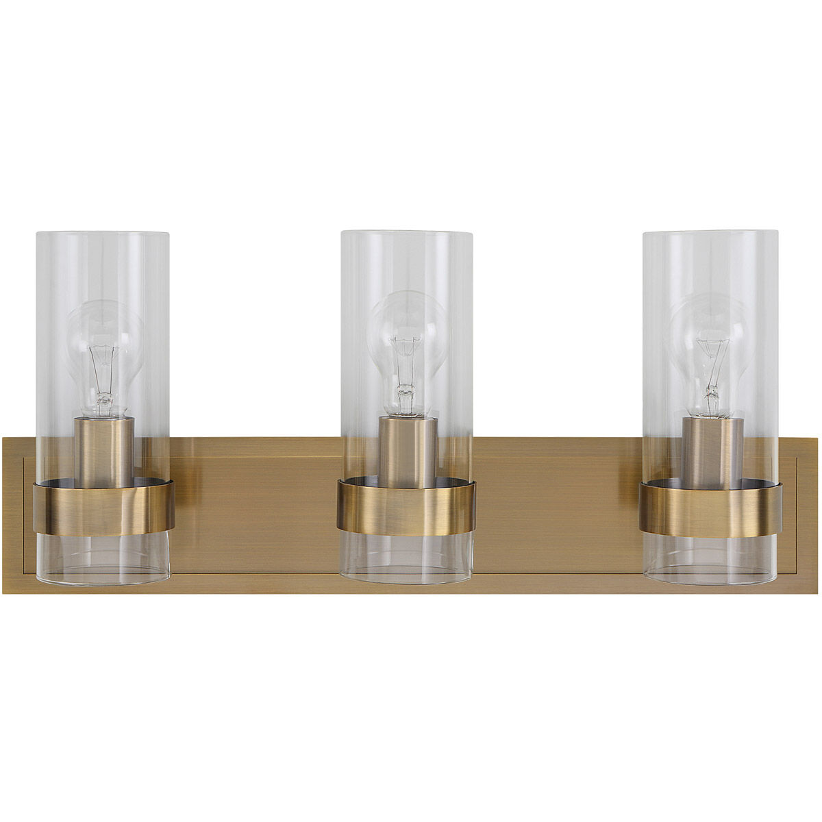 Cardiff 3 Light 23 inch Oxidized Antique Brass Vanity Light Wall Light