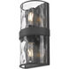 Meridian 2 Light 6 inch Matte Black Wall Sconce Wall Light
