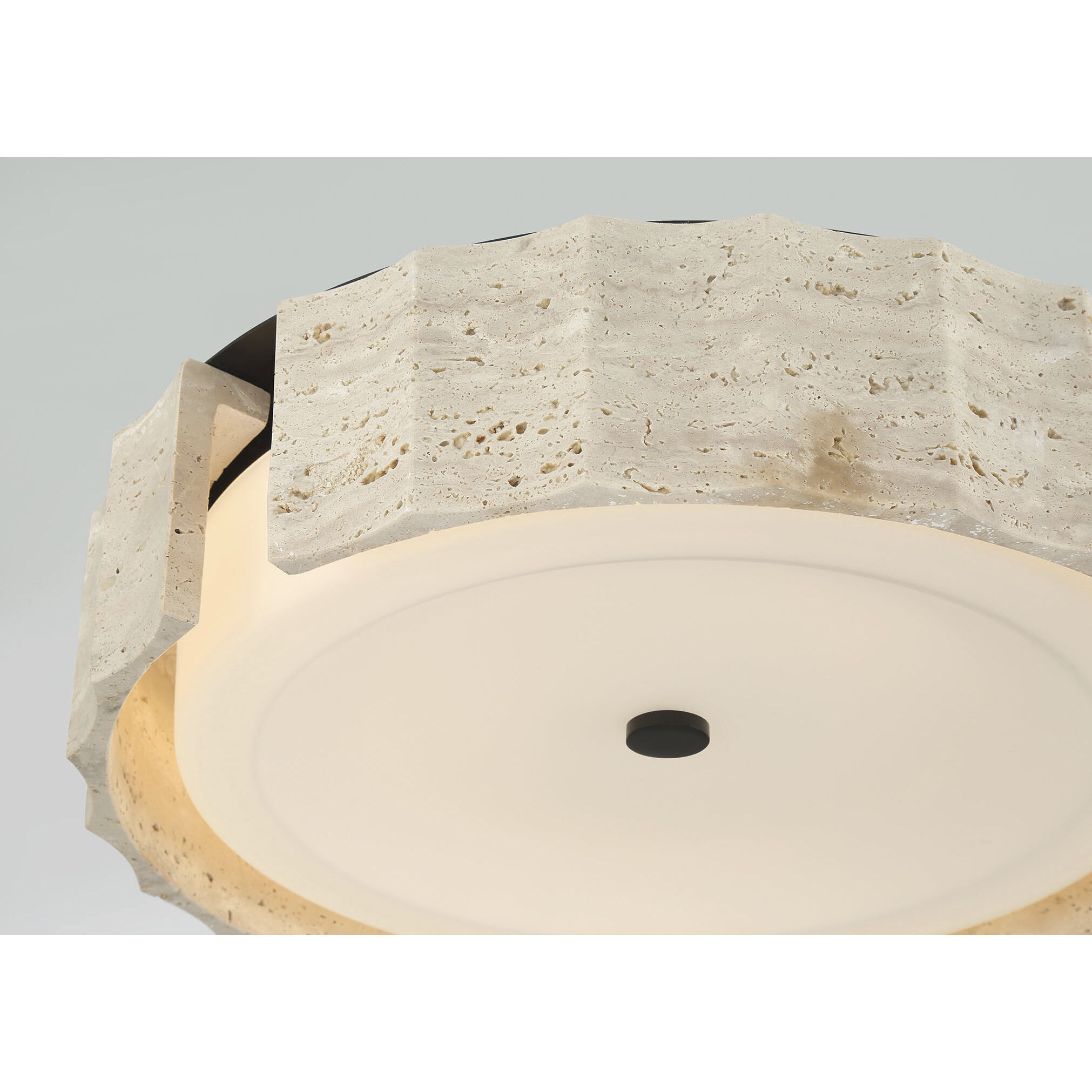 Roslington LED 17.5 inch Matte Black Flush Mount Ceiling Light