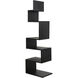 Laszlo Matte Black Bookcase
