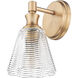 Auden 1 Light 5.75 inch Modern Gold Wall Sconce Wall Light