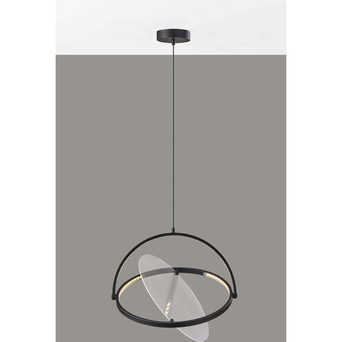 Orsa LED 18 inch Black Pendant Ceiling Light, ADS360