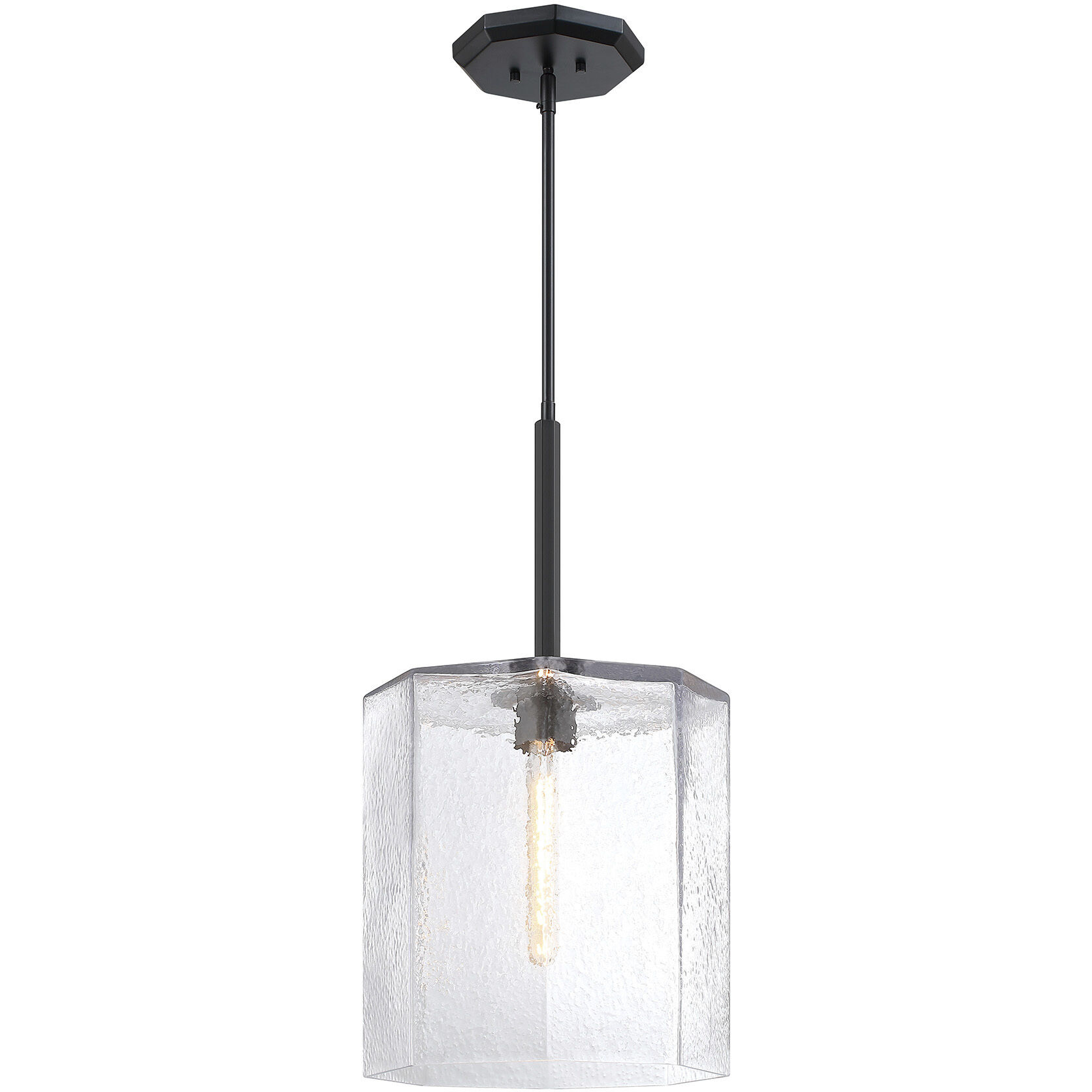 Haven LED 14 inch Matte Black Pendant Ceiling Light