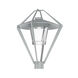 Stellar 1 Light 22.4 inch Coastal Burnished Steel Outdoor Post Light