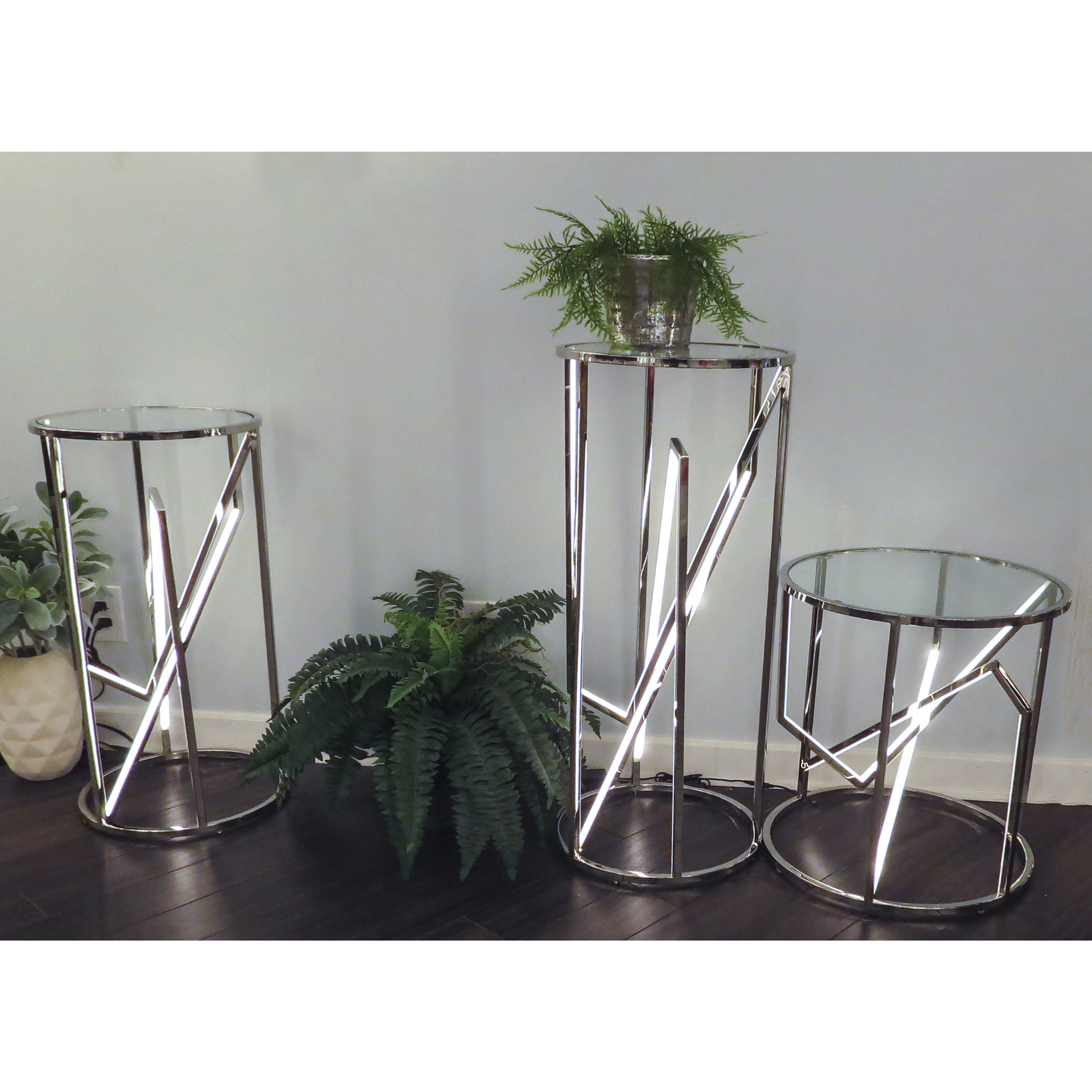 Trapezoid Accent Table