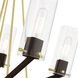 Beckett 5 Light 26 inch Satin Brass & Bronze Chandelier Ceiling Light