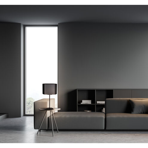 Kov 24 inch 60.00 watt Matte Black Table Lamp Portable Light