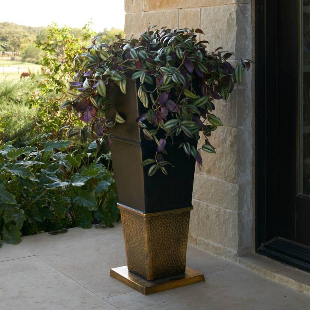 Chaparral Bronze Outdoor Planter