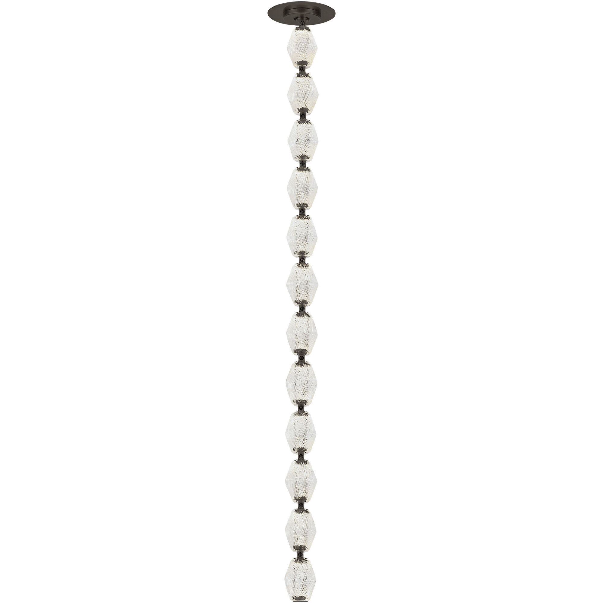 Sean Lavin Collier LED 2 inch Dark Bronze Line-Voltage Pendant Ceiling Light in 2700K, Remote