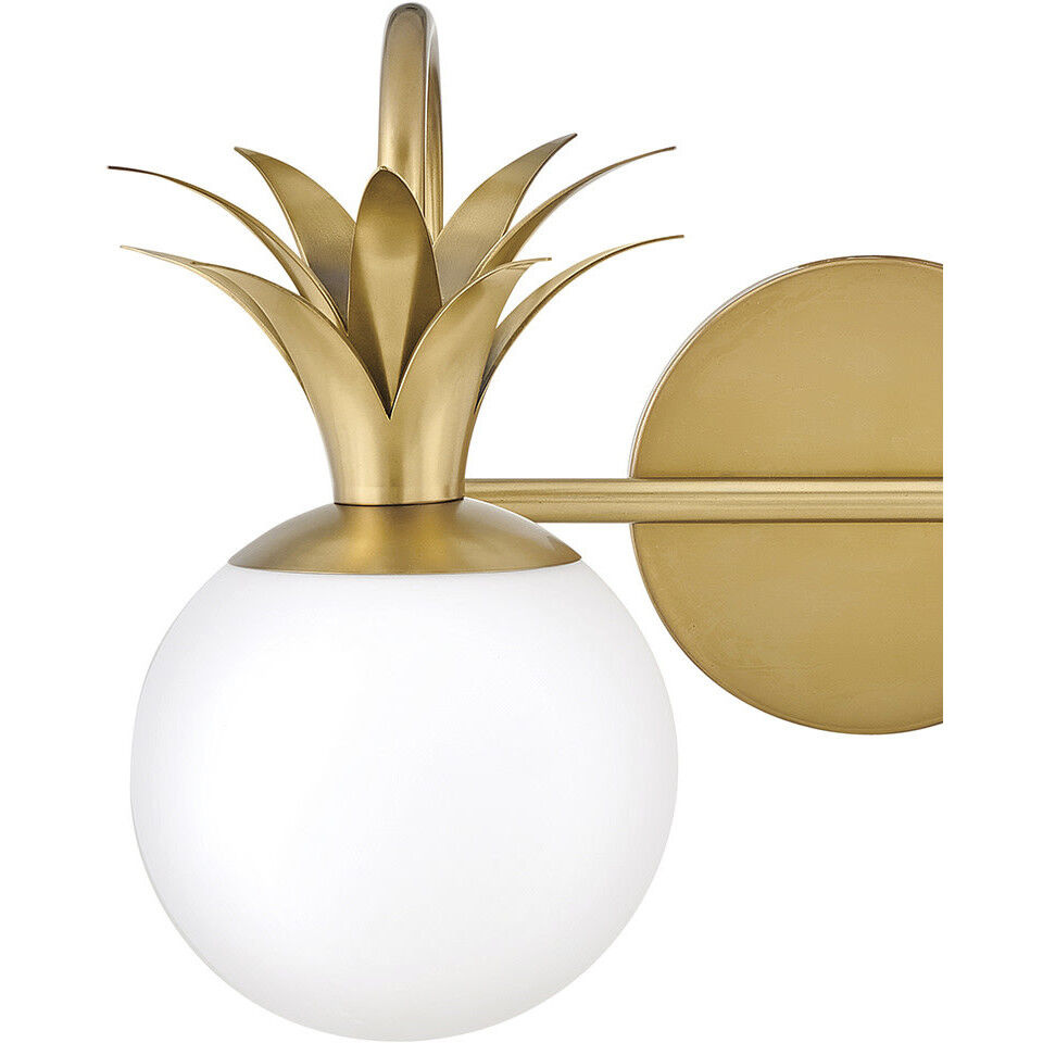 Palma 2 Light 14.75 inch Heritage Brass Vanity Light Wall Light