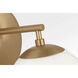 Nube 1 Light 7 inch Satin Brass Vanity Light Wall Light in Incandescent