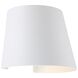 Cone LED 8 inch White Wall Sconce Wall Light