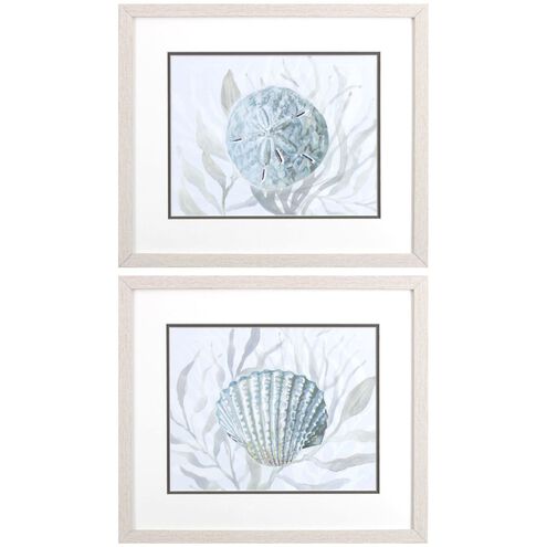 Waterside Collection Blue Framed Art