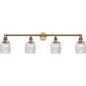 Franklin Restoration Colton LED 42 inch Brushed Brass Bath Vanity Light Wall Light, Franklin Restoration