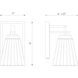 Lyna 1 Light 5 inch Matte Black Wall Sconce Wall Light