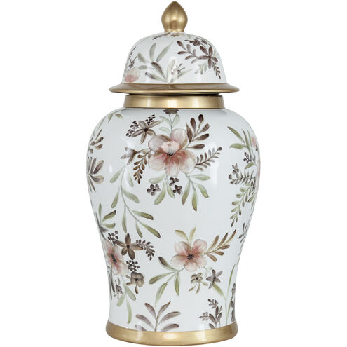 Floral 17.7 X 9.4 inch Ginger Jar