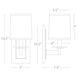 Alice 1 Light 6 inch Polished Nickel Wall Sconce Wall Light