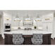 Chadwick 1 Light 13 inch Satin Nickel with Gloss White Pendant Ceiling Light