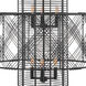 Lisa McDennon Nikko 6 Light 26 inch Black Indoor Chandelier Ceiling Light