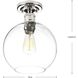 Hansford 1 Light 10 inch Polished Nickel Flush Mount Ceiling Light