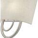 Stratton 2 Light 13 inch Brushed Nickel ADA ADA Sconce Wall Light