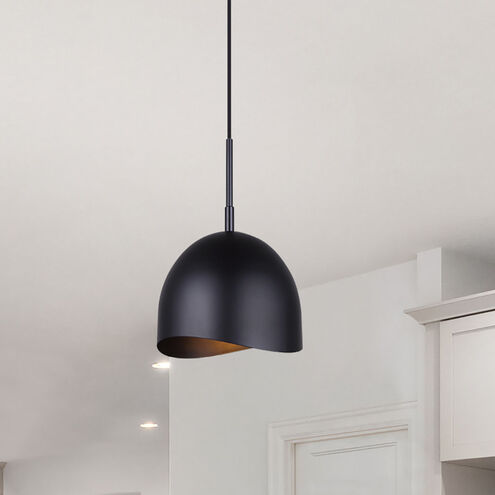 Henlee 1 Light 9 inch Black Pendant Ceiling Light