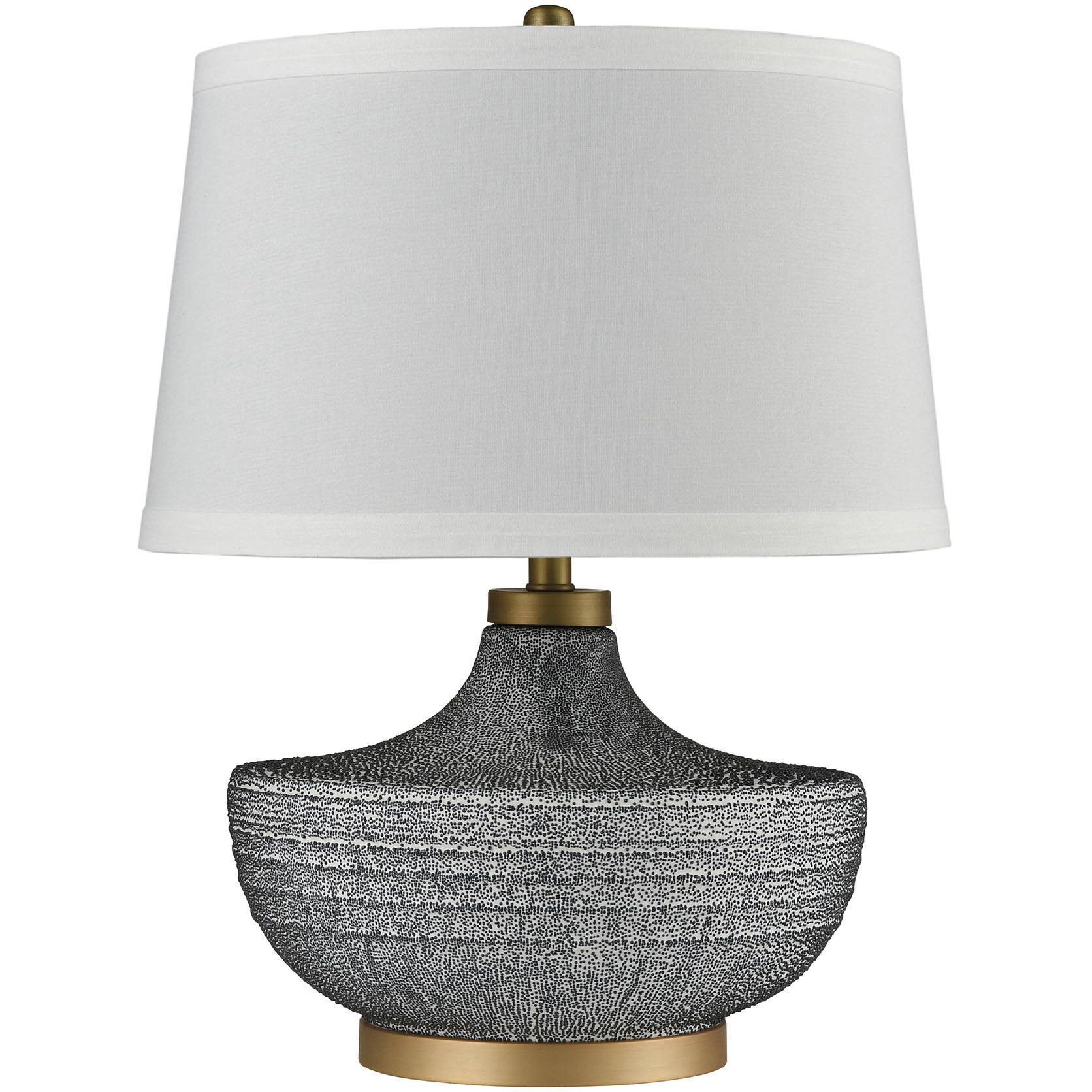 Damascus 23.5 inch 150 watt Blue Table Lamp Portable Light