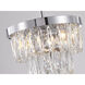 Canada 3 Light 11.8 inch Chrome Chandelier Ceiling Light