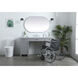 Cooper 60 X 19 X 34 inch Grey Vanity Sink Set