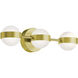 Verona LED 22 inch Satin Brass Vanity Light Wall Light