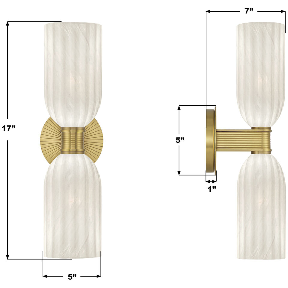 Lotus Bath Wall Light