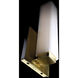 Vogue Wall Sconce Wall Light in 2700K, 11in., Brushed Brass