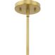 Cornett LED 44.12 inch Brushed Gold Chandelier Ceiling Light