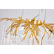 Canada 10 Light 24 inch Gold Chandelier Ceiling Light