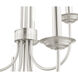 Estate 10 Light 30 inch Brushed Nickel Chandelier Ceiling Light