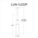 Luna LED 2.5 inch Aged Brass Pendant Ceiling Light