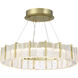 Sevryn LED 19.63 inch Soft Brass Ring Pendant Convert to Semi-Flush Ceiling Light