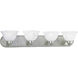 Avalon 4 Light 36 inch Brushed Nickel Bath Vanity Wall Light