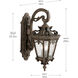 Tournai 3 Light 29 inch Londonderry Outdoor Wall, X-Large